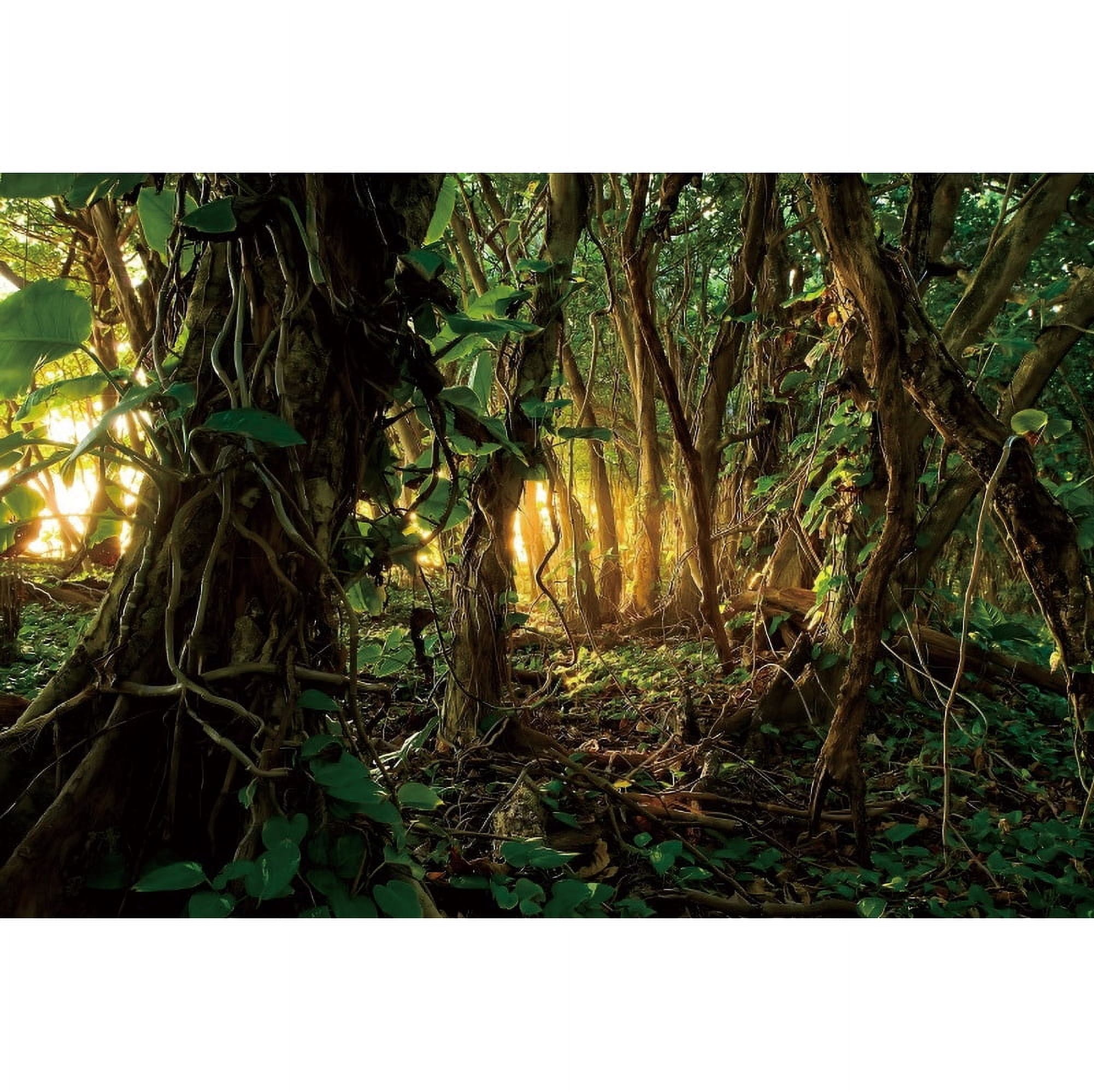 Studio Photo Backdrops r Room Scenic Natural Leaves Green Forest Rain ...