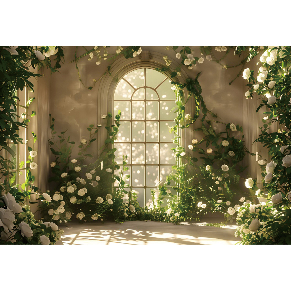 Studio Photo Background ration Wedding Outdoor Door Arch Flowers ...