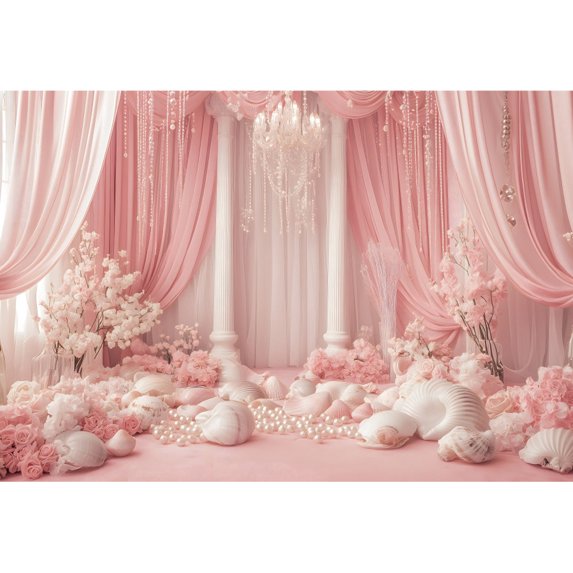 Studio Photo ration Birthday Background Photography Wall Floral Wedding ...