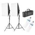 Studio Photography 2 Softbox Continuous Photo Lighting Kit w/ Carrying