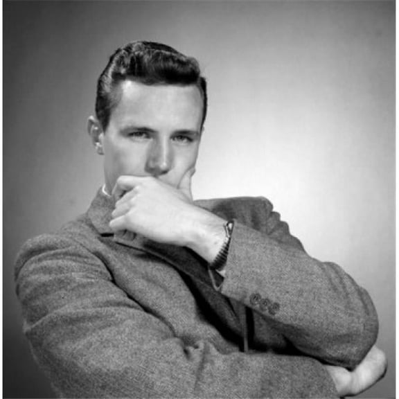 Studio Portrait of Confident Businessman Poster Print - 18 x 24 in.