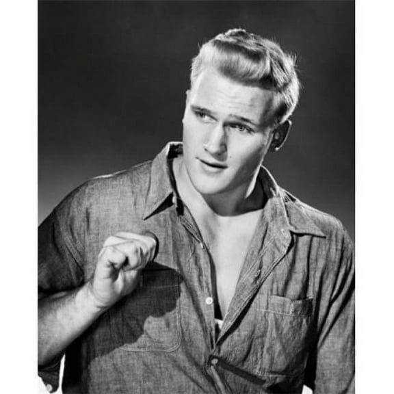 Studio Portrait of Young Man Poster Print - 18 x 24 in.