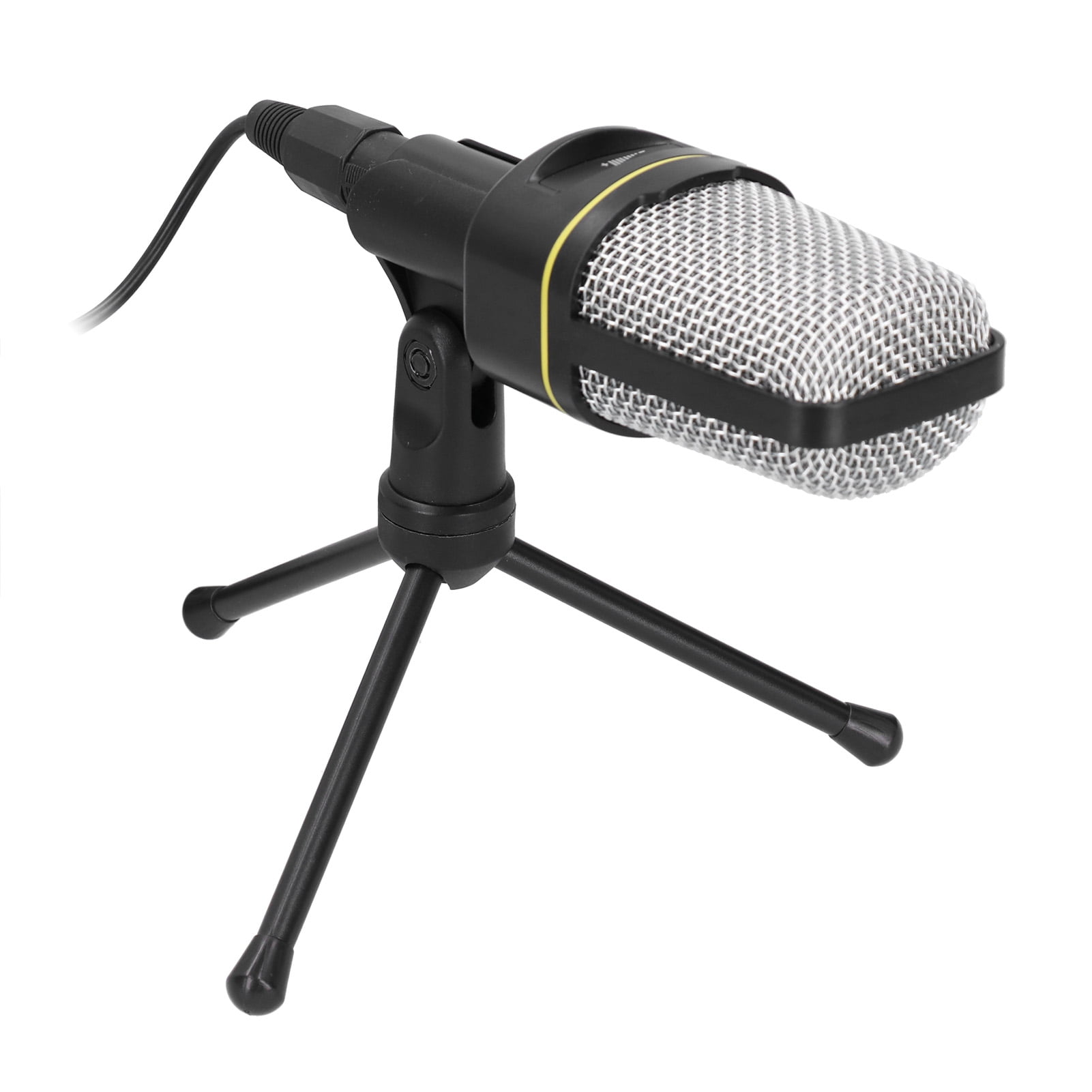 Studio Recording Condenser Microphone With Volume Adjustment,3.5mm Audio Port Microphone With