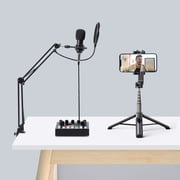 Studio Recording Kit Microphone Set Music Podcast Equipment Mixer Condenser Home