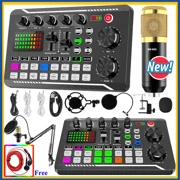 Studio Recording Kit Podcast Music Mixer Equipment Condenser Microphone BM-800