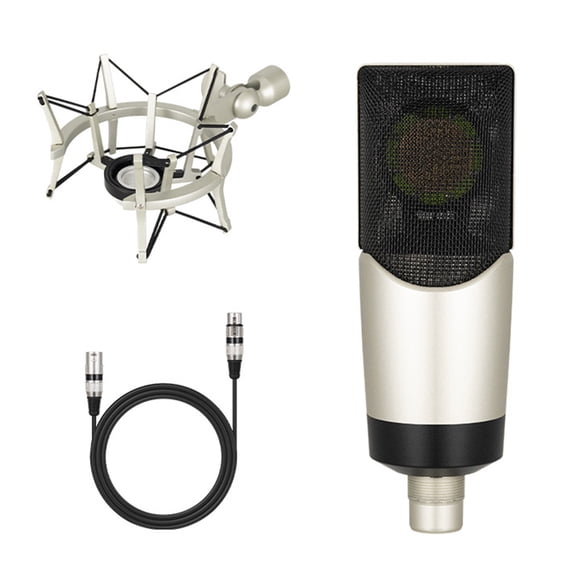 Studio Recording Microphone Home Studio Condenser Mics for Natural Sound Recording Studio Live Streaming Interviews
