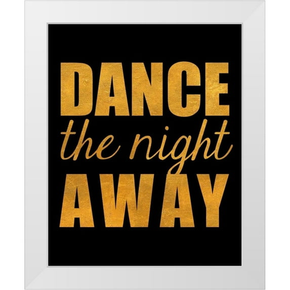 Studio, SD Graphics 12x14 White Modern Wood Framed Museum Art Print Titled - Be and Dance I