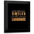 thumbnail image 1 of Studio, SD Graphics 15x18 Black Modern Framed Museum Art Print Titled - Smile Imagine I, 1 of 5
