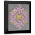 thumbnail image 1 of Studio, SD Graphics 20x24 Black Modern Framed Museum Art Print Titled - Gray and Pink Medallion I, 1 of 5