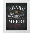 thumbnail image 1 of Studio, SD Graphics 20x24 White Modern Wood Framed Museum Art Print Titled - Dream Shine Chalk II, 1 of 4