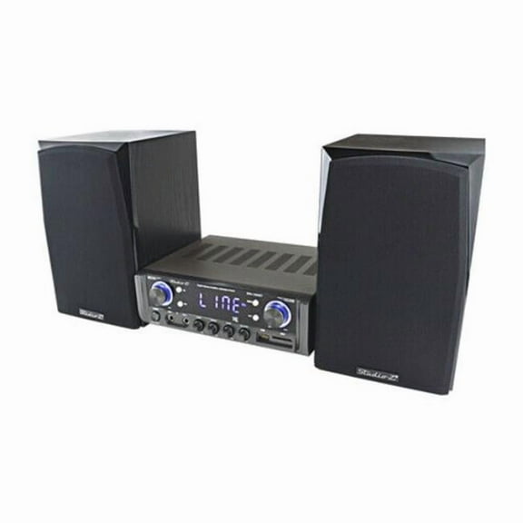 Studio SPA-1050CMB Z Mini Component Home Receiver & Speaker System, Black