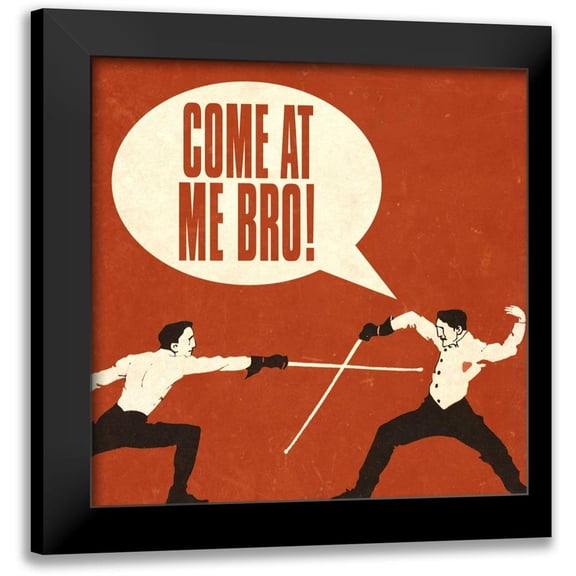 Studio, Sd Graphics 12x12 Black Modern Framed Museum Art Print Titled - Bro Bro I