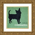 thumbnail image 1 of Studio, Sd Graphics 12x12 Gold Ornate Wood Framed with Double Matting Museum Art Print Titled - Hola Chihuahua, 1 of 4