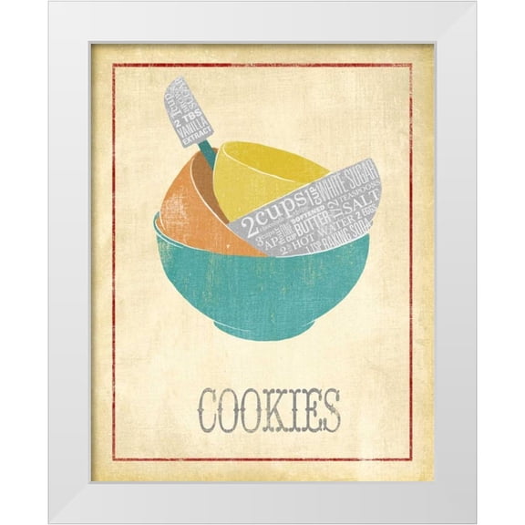 Studio, Sd Graphics 12x14 White Modern Wood Framed Museum Art Print Titled - Cookies