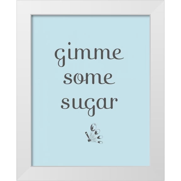 Studio, Sd Graphics 12x14 White Modern Wood Framed Museum Art Print Titled - Sugar
