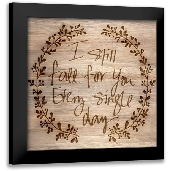 Studio, Sd Graphics 15x15 Black Modern Framed Museum Art Print Titled - I Still Fall For You