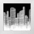 thumbnail image 1 of Studio, Sd Graphics 15x15 White Modern Wood Framed Museum Art Print Titled - Black and White City II, 1 of 4