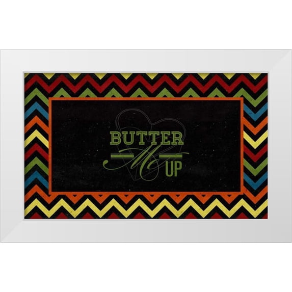 Studio, Sd Graphics 18x12 White Modern Wood Framed Museum Art Print Titled - Butter Me Up
