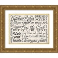 thumbnail image 1 of Studio, Sd Graphics 18x14 Gold Ornate Wood Framed with Double Matting Museum Art Print Titled - Kitchen Rules IV, 1 of 4