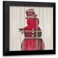 thumbnail image 1 of Studio, Sd Graphics 20x20 Black Modern Framed Museum Art Print Titled - Plaid Christmas IV, 1 of 5