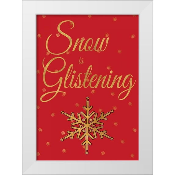 Studio, Sd Graphics 24x32 White Modern Wood Framed Museum Art Print Titled - Red Christmas IV