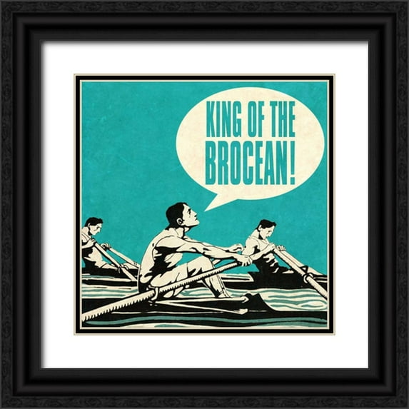 Studio, Sd Graphics 26x26 Black Ornate Wood Framed with Double Matting Museum Art Print Titled - Bro Bro II