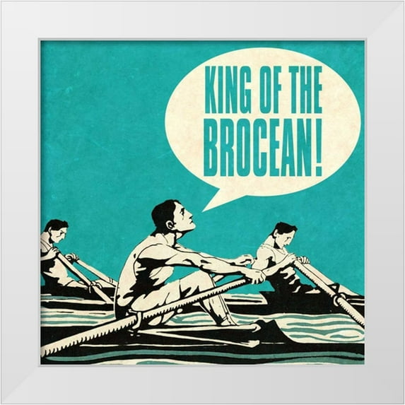 Studio, Sd Graphics 26x26 White Modern Wood Framed Museum Art Print Titled - Bro Bro II