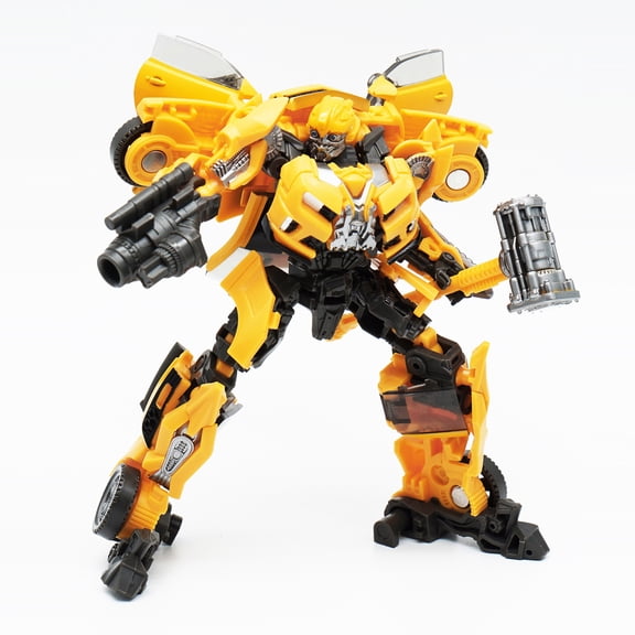 Deluxe Gravity Studio Series 87 Deluxe Class Dark of The Moon Bumblebee 4.9 Inch Scale Zinc Alloy Movie Edition Action Figure Manual Assemble Collectible Model Gifts, Multicolored