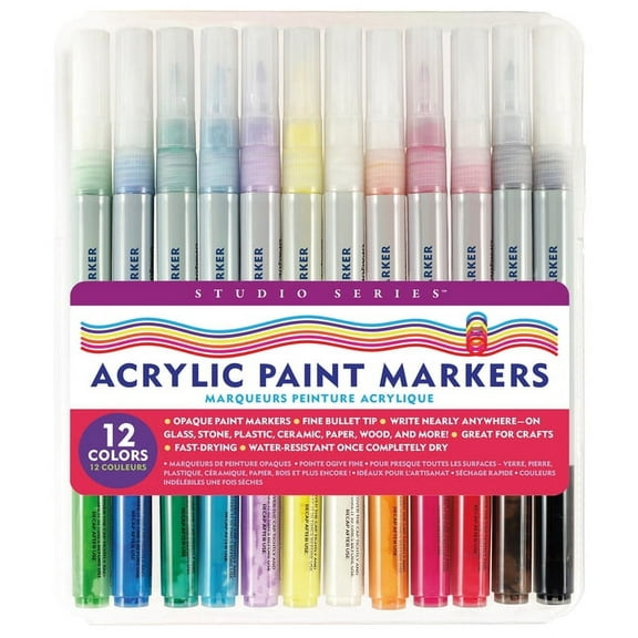 Studio Series Acrylic Paint Marker Set (12-Piece Set) (Other)