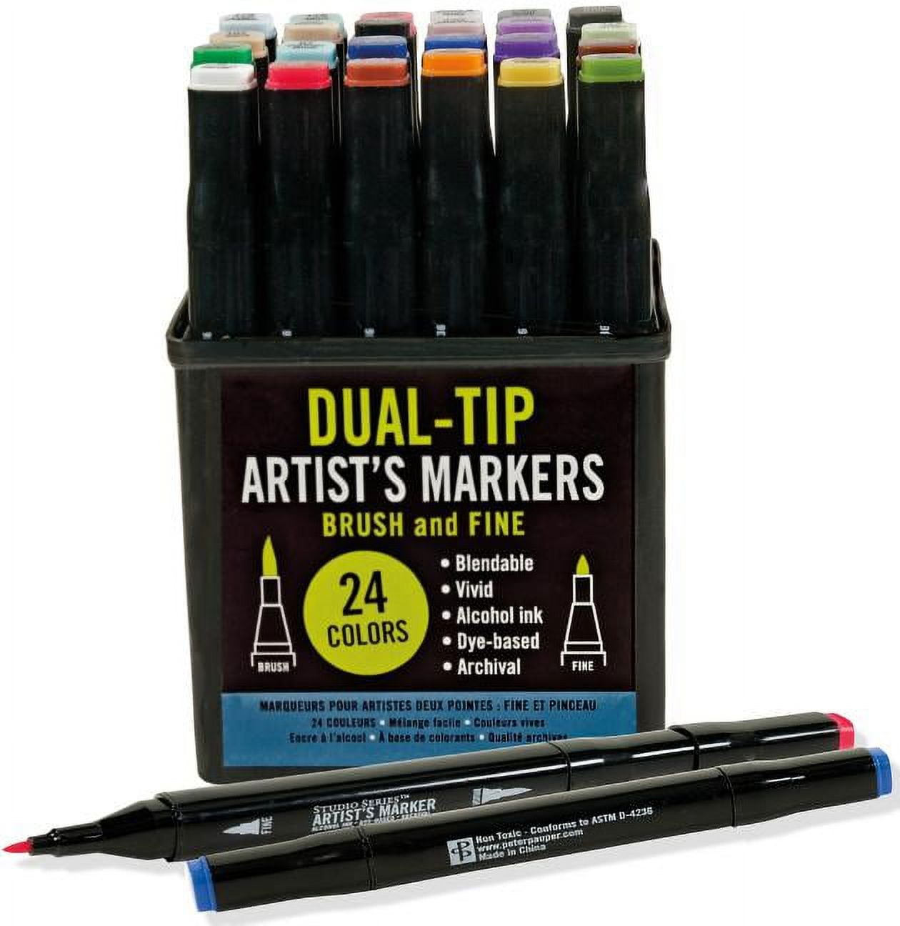 Violet Studio Set of 100 Dual-Tip Markers