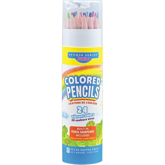 Studio Series Junior Colored Pencil Tube Set (24-Colors) (Other)