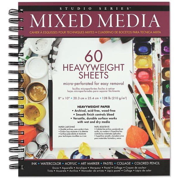Studio Series Mixed Media Pad, (Paperback)