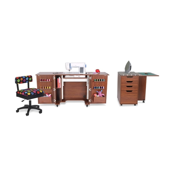 Studio Sets | Bandicoot with Kiwi Bundle Teak: Button Hydraulic Chair