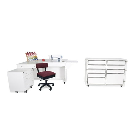 Studio Sets | Dingo Bundle With Kangaroo & Joey Ash White: Crown Ruby Hydraulic Chair