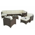 thumbnail image 1 of Studio Shine Collection Modular Sectional Sofa, 2 Armchairs. 2 Ottoman and Coffee Table Set, 1 of 1