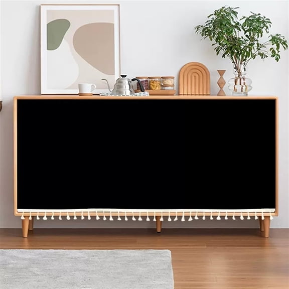 Studio Short Curtains for Kitchen, Privacy Closet Curtain Dust-Proof Under Sink Curtains for Small Kitchen Storage Room