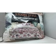 thumbnail image 1 of Studio Style Twin XL 8-Piece Comforter Set – Reversible Floral Bedding with Sheets & Pillowcases, Machine Washable, Soft Microfiber – Pink, Aqua & Gray, 1 of 6