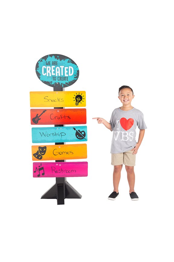 Studio VBS Directional Sign, Party Decor, Other, 1 Pieces