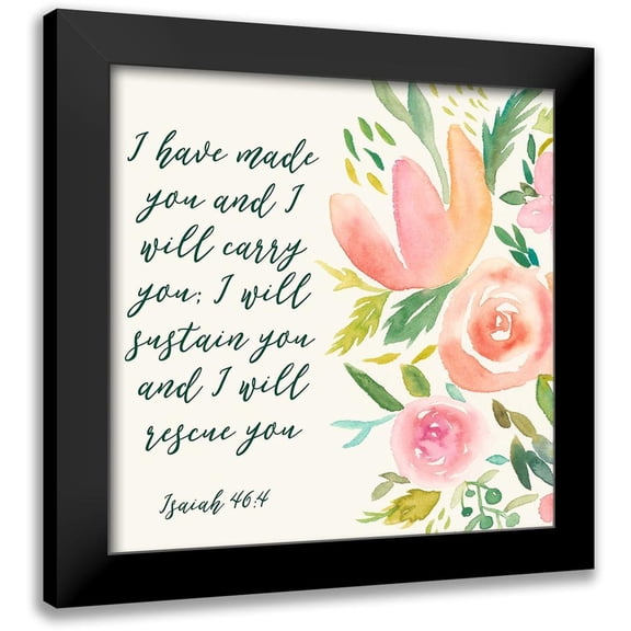 Studio W 12x12 Black Modern Framed Museum Art Print Titled - Grace Upon Grace I