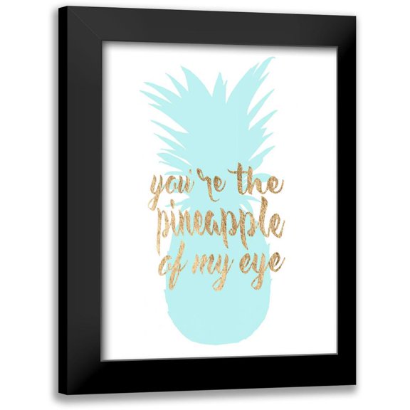 Studio W 12x14 Black Modern Framed Museum Art Print Titled - Pineapple Life II