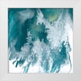 thumbnail image 1 of Studio W  15x15 White Modern Wood Framed Museum Art Print Titled - Bermuda Wave I, 1 of 4