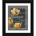 thumbnail image 1 of Studio W 15x18 Black Ornate Wood Framed with Double Matting Museum Art Print Titled - Chalkboard Paris II, 1 of 4