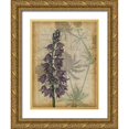 thumbnail image 1 of Studio W 15x18 Gold Ornate Wood Framed with Double Matting Museum Art Print Titled - Fuchsia Flowers IV, 1 of 4