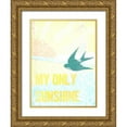 thumbnail image 1 of Studio W 15x18 Gold Ornate Wood Framed with Double Matting Museum Art Print Titled - My Only Sunshine II, 1 of 4