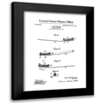 thumbnail image 1 of Studio W 19x24 Black Modern Framed Museum Art Print Titled - Bath Time Patents VII, 1 of 5