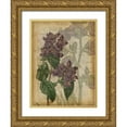 thumbnail image 1 of Studio W 19x24 Gold Ornate Wood Framed with Double Matting Museum Art Print Titled - Fuchsia Flowers II, 1 of 4