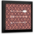 thumbnail image 1 of Studio W 20x20 Black Modern Framed Museum Art Print Titled - Deco Arrow II, 1 of 5