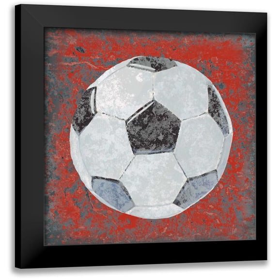 Studio W 20x20 Black Modern Framed Museum Art Print Titled - Grunge Sporting IV