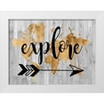 thumbnail image 1 of Studio W 24x19 White Modern Wood Framed Museum Art Print Titled - Young Explorer V, 1 of 4