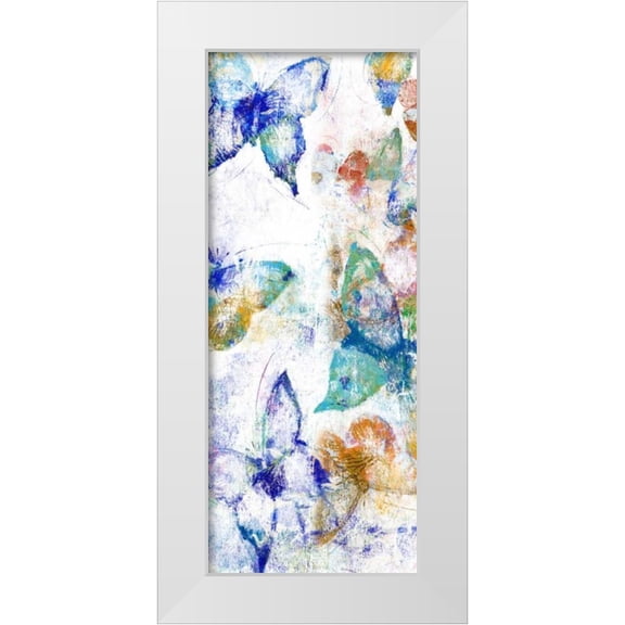 Studio W 8x14 White Modern Wood Framed Museum Art Print Titled - Bright Flight I